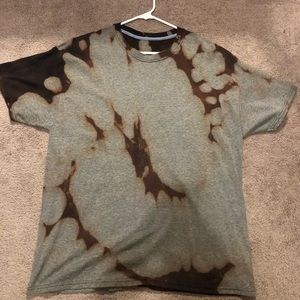 Custom bleach dyed T-shirt